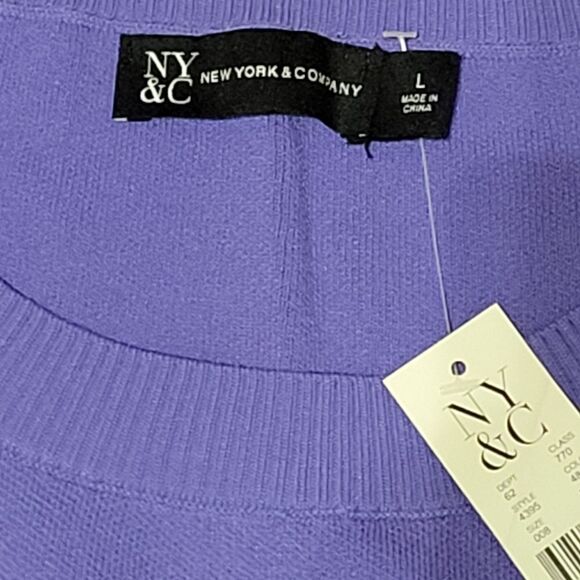 NY & Co Long Sleeve Sweater Dress - Picture 3 of 5